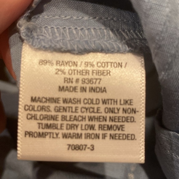 XXL Blue a.n.a. Blouse - new with tags - Picture 4 of 4